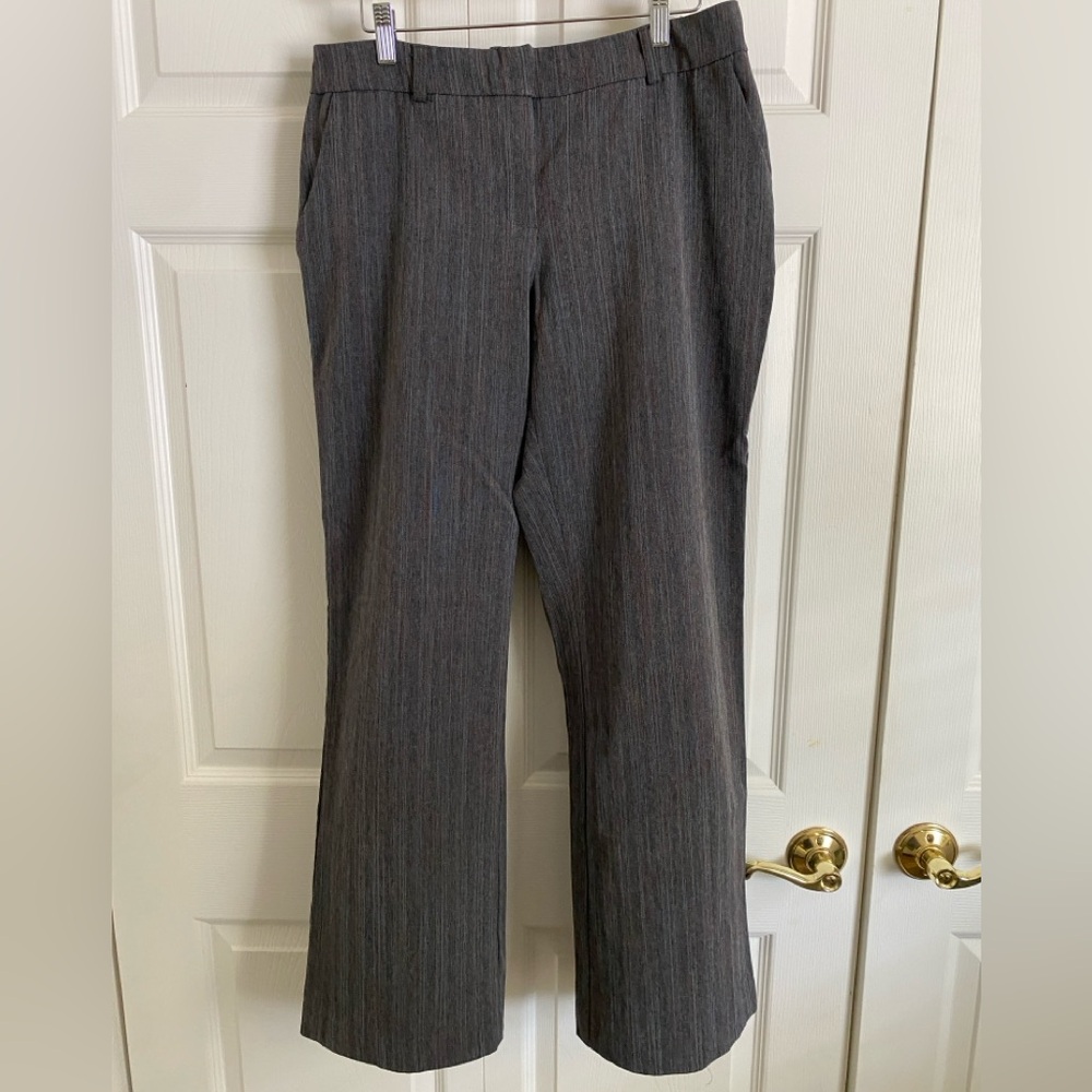 Gray Pinstripe Trousers